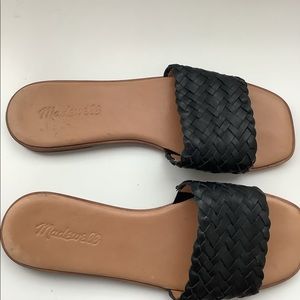 Madewell Leather Slide Sandals Sz 7